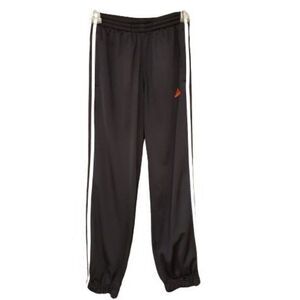 Adidas Boys' Sportswear Black Cuffed Joggers Sweatpants Medium NWOT